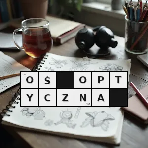 Hasło krzyżówkowe prosta przechodząca przez środki krzywizn elementów układu optycznego pokrywająca się z osią symetrii tych elementów - oś optyczna – rozwiązanie, synonimy, podpowiedzi i definicje krzyżówkowe